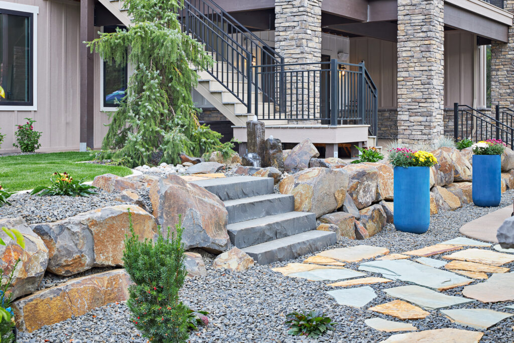 It’s 5 O’Clock In Cougar Bay — Ebbert stairs perspective