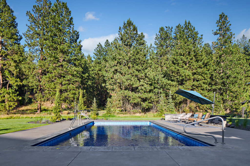 Liberty Lake Pool — Afternoon pool one point