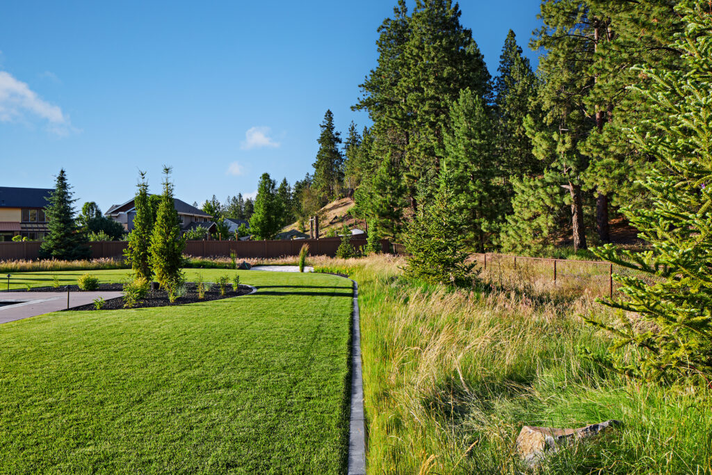 Liberty Lake Pool — Grass and natural area