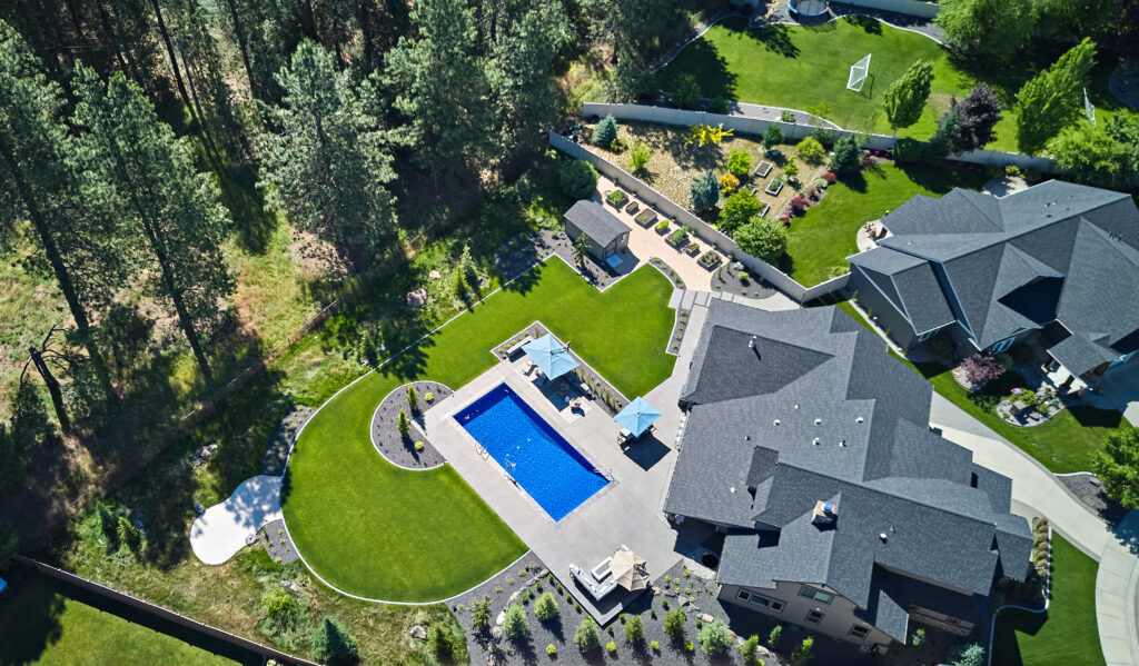 Liberty Lake Pool — Tabbish drone
