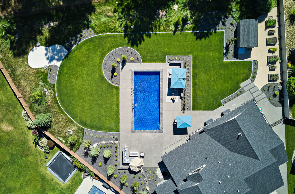 Liberty Lake Pool — Tabbish drone