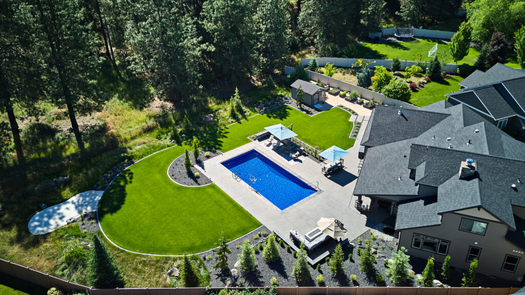Liberty Lake Pool — Tabbish drone